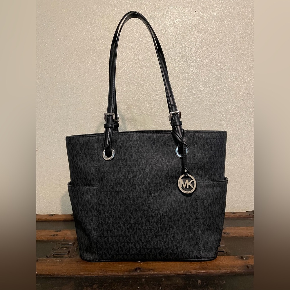 Michael Kors Jet Set tote bag purse EC ~